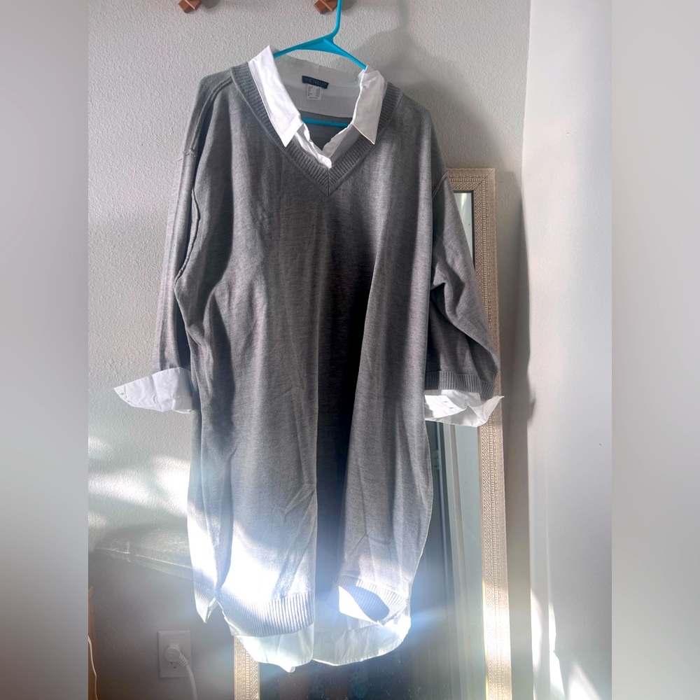 Layered Sweater Dress 3X - Brand New. Wore once.